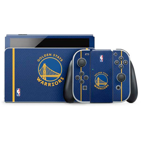NBA Golden State Warriors Jersey Nintendo Switch OLED (2021) Skin